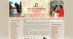 Desktop Screenshot of heavenlybaliweddings.com